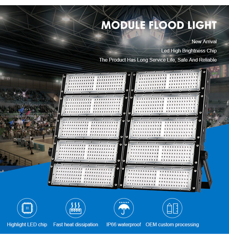 2700-6500K High Mast LED Stadium Lighting For Outdoor Indoor Arena
